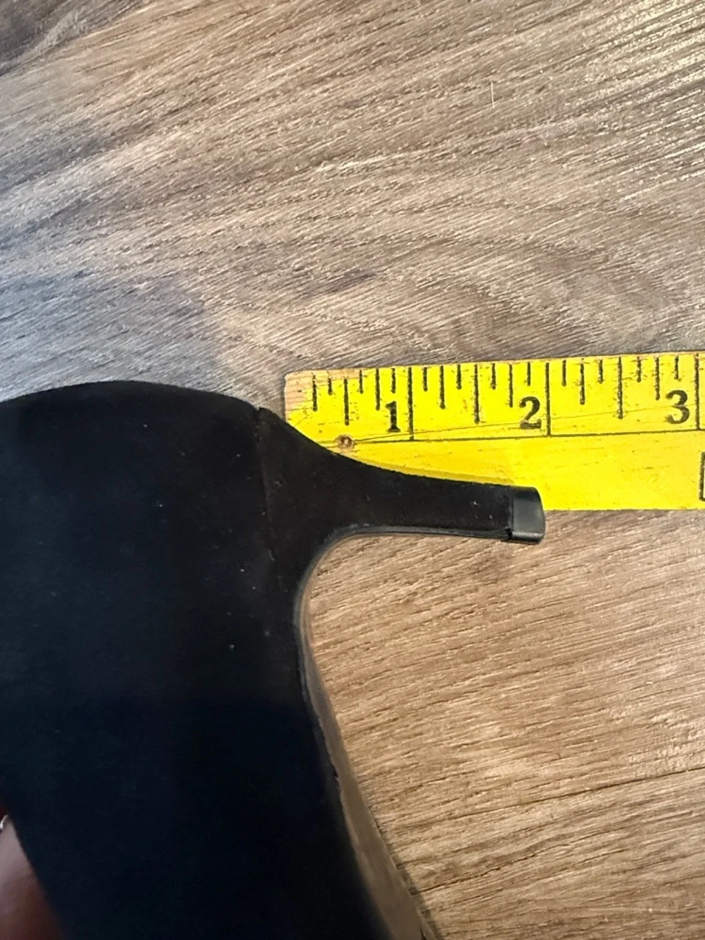 Talbots Black Suede Leather Kitten Heel Pump Size 6.5